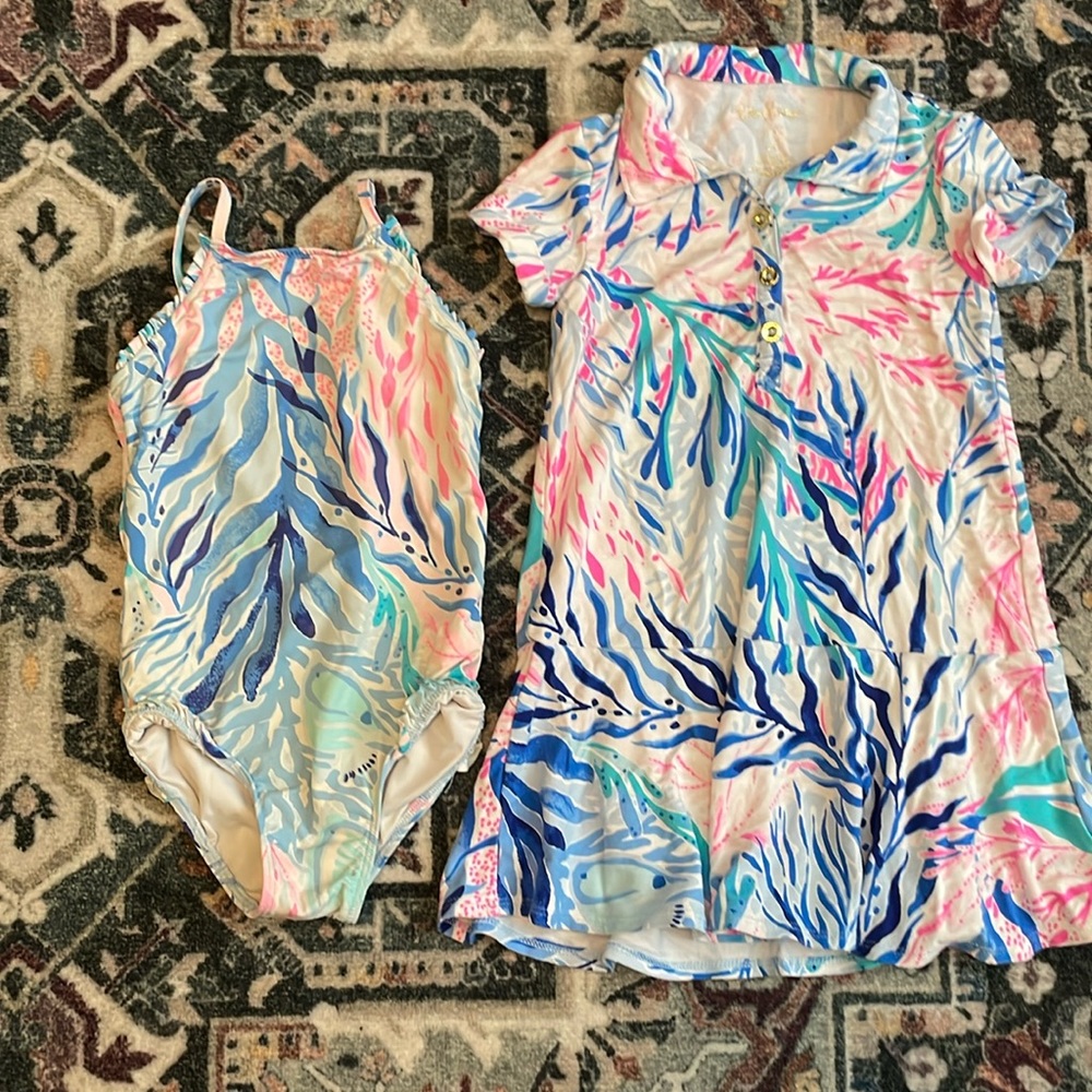 Lilly Pulitzer swimsuit and matching coverup (3)